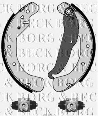 BORG & BECK bbs1011k -  Комплект тормозных колодок